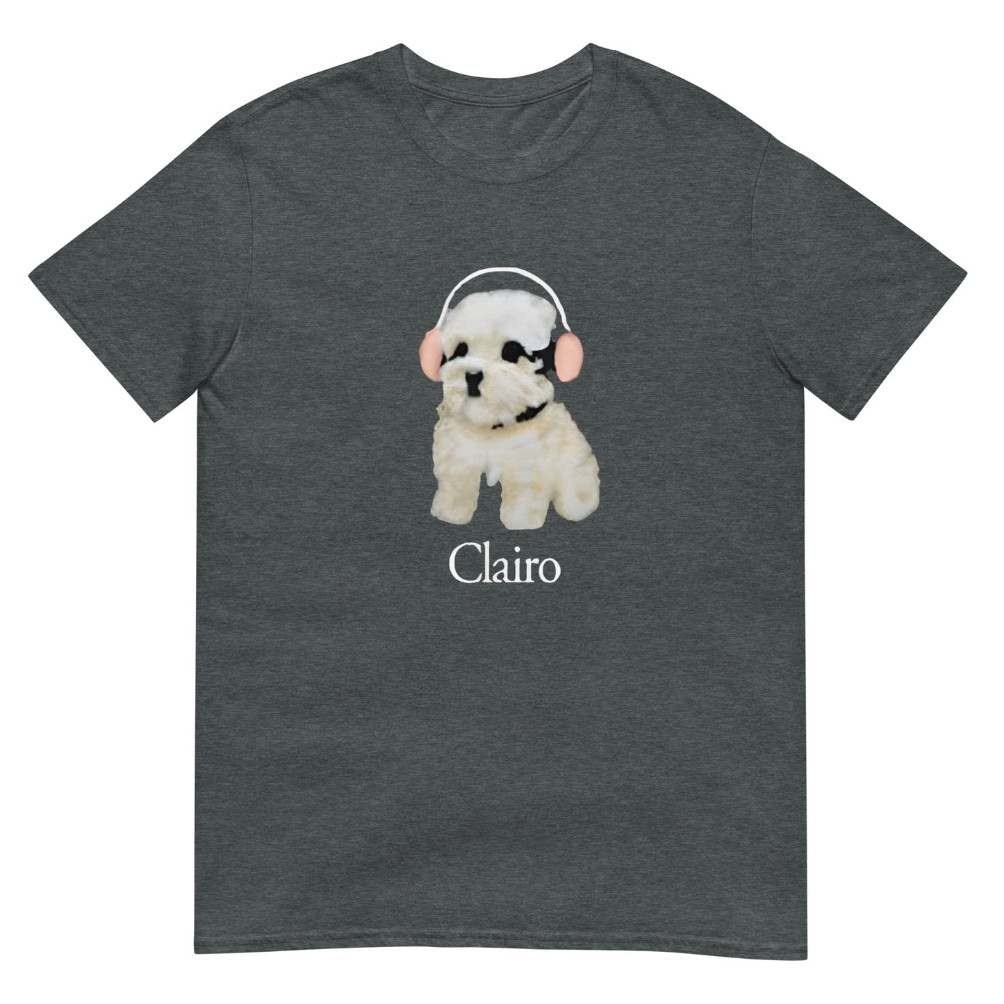 Clairo Dog Pup Headphones Unisex T-Shirt