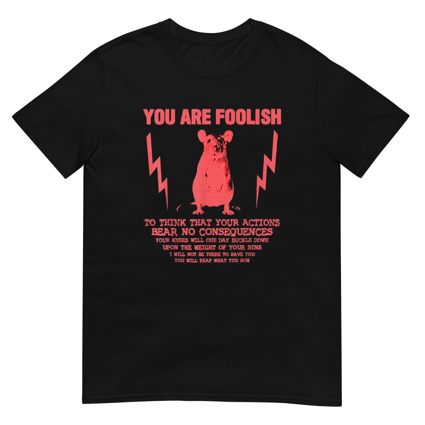 You Are Foolish Rat T-Shirt