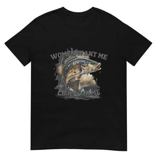 Women Want Me Fish Fear Me Vintage Shirt