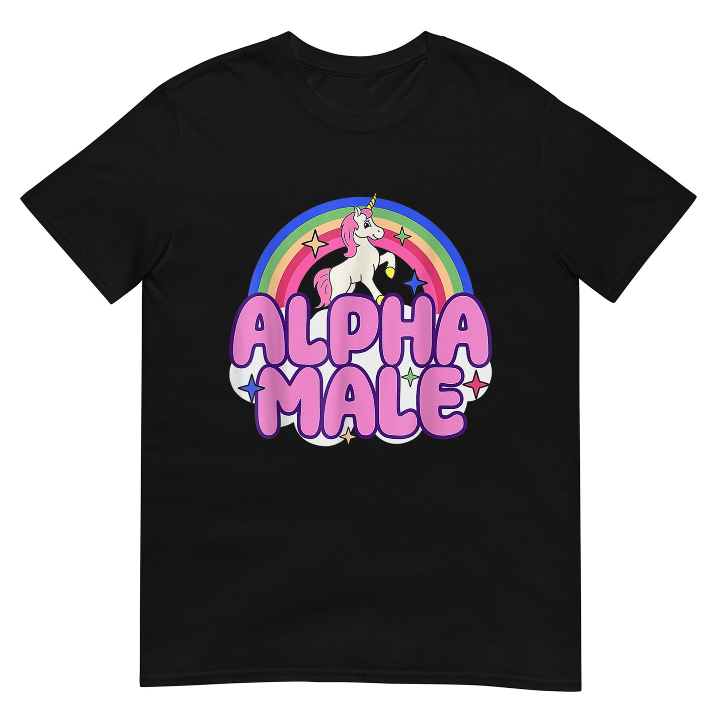 Ironic Alpha Male Unicorn Rainbow Shirt