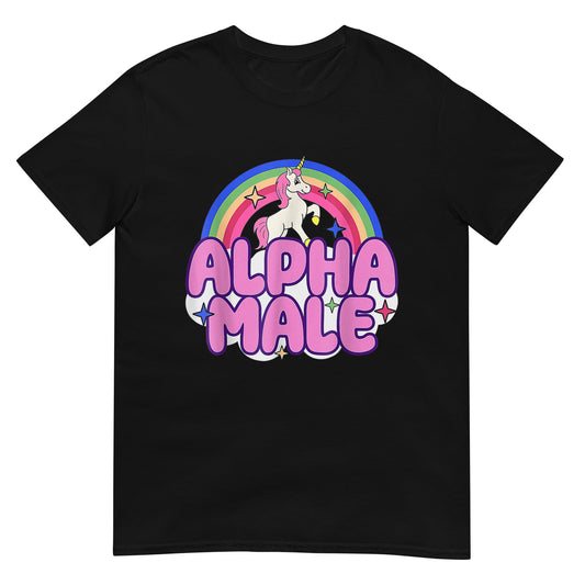 Ironic Alpha Male Unicorn Rainbow Shirt