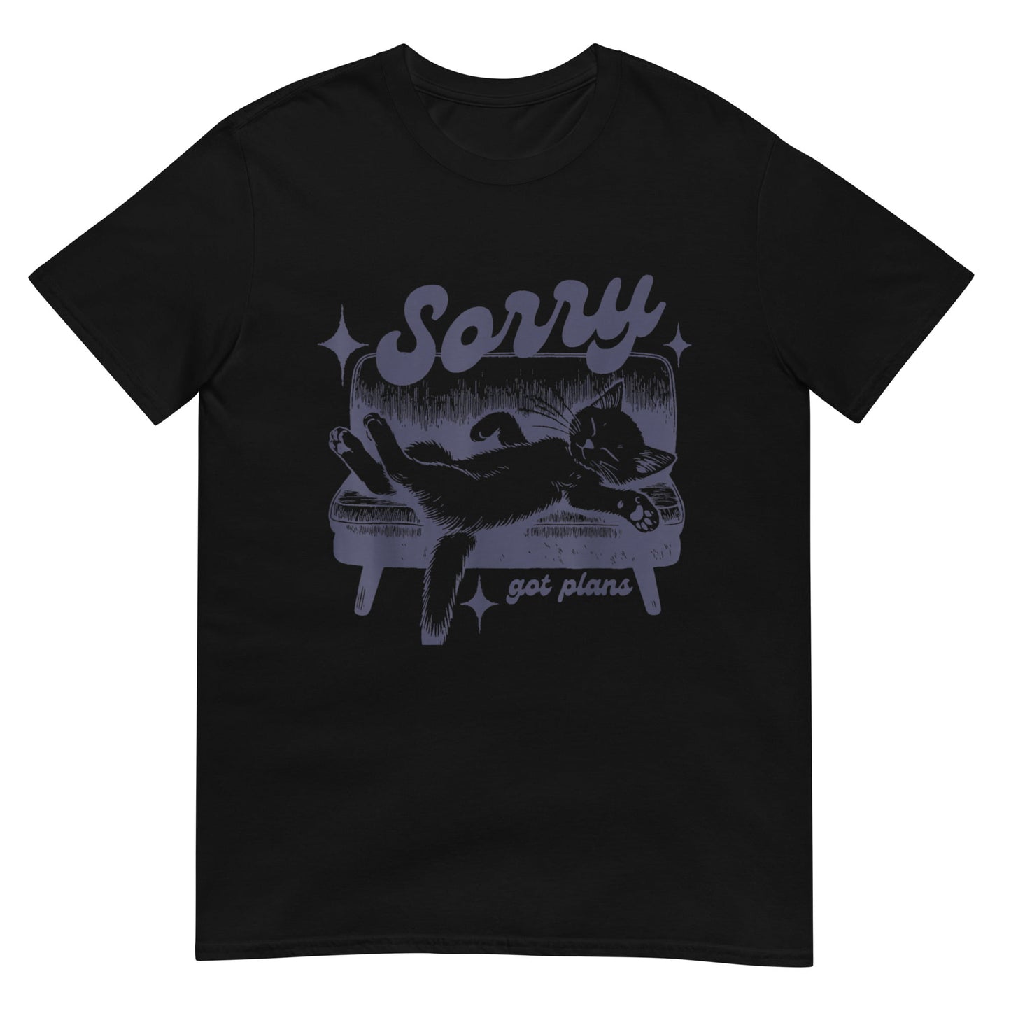 Sorry Got Plans Retro Graphic Shirt