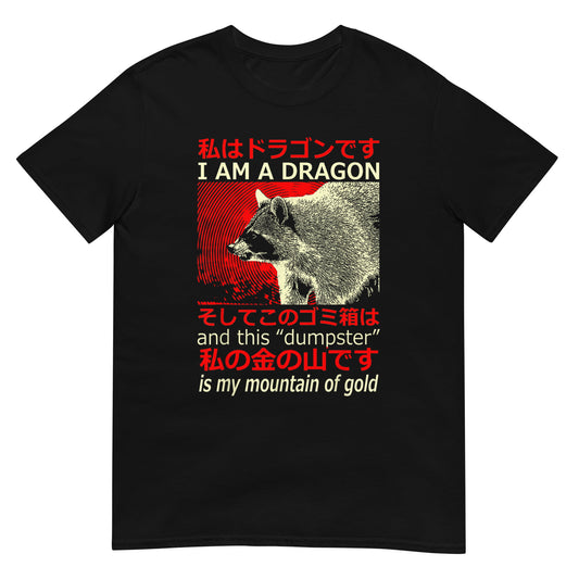 Dragon Raccoon Japanese Shirt