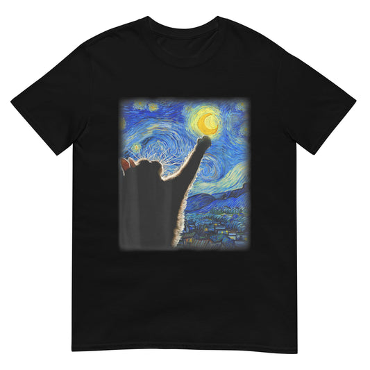 Van Gogh Starry Night Cat  Shirt