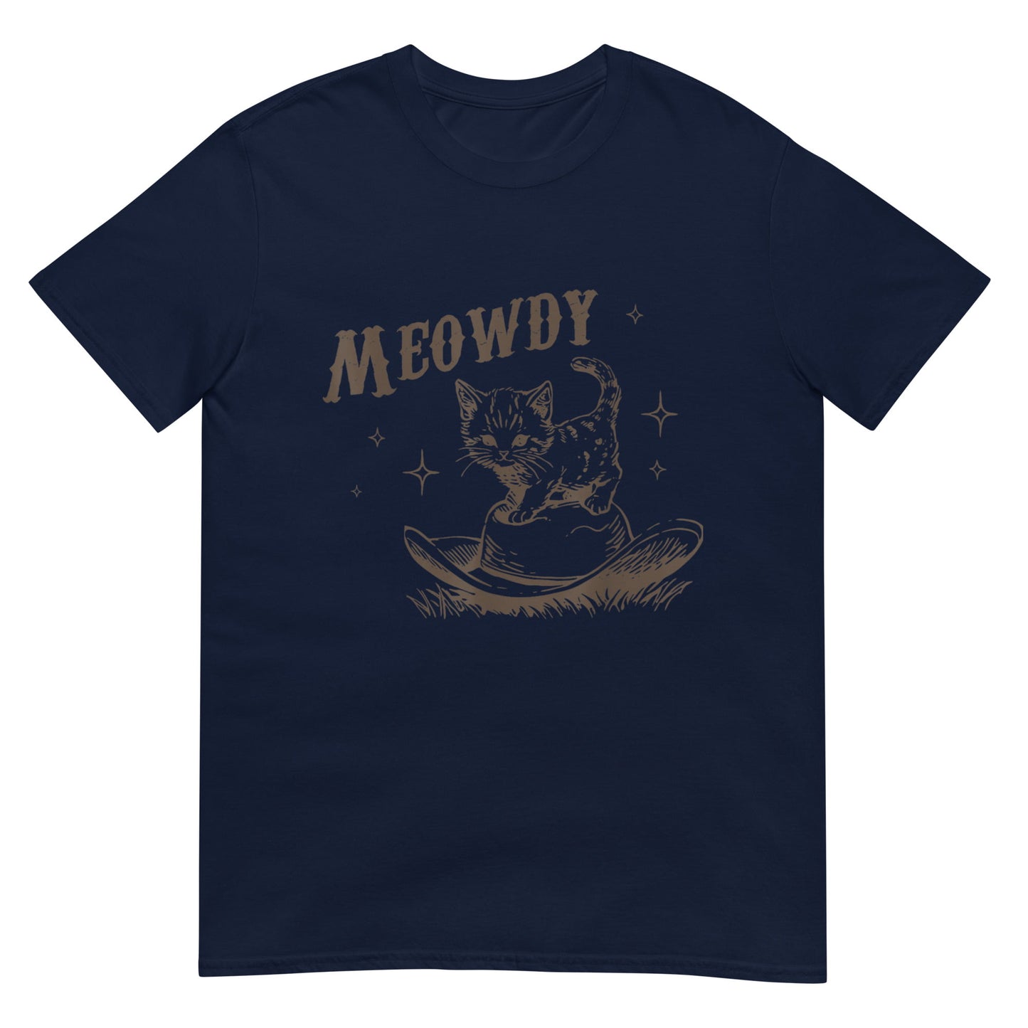 Meowdy Cute Kitten Cat Country Western Vintage Shirt