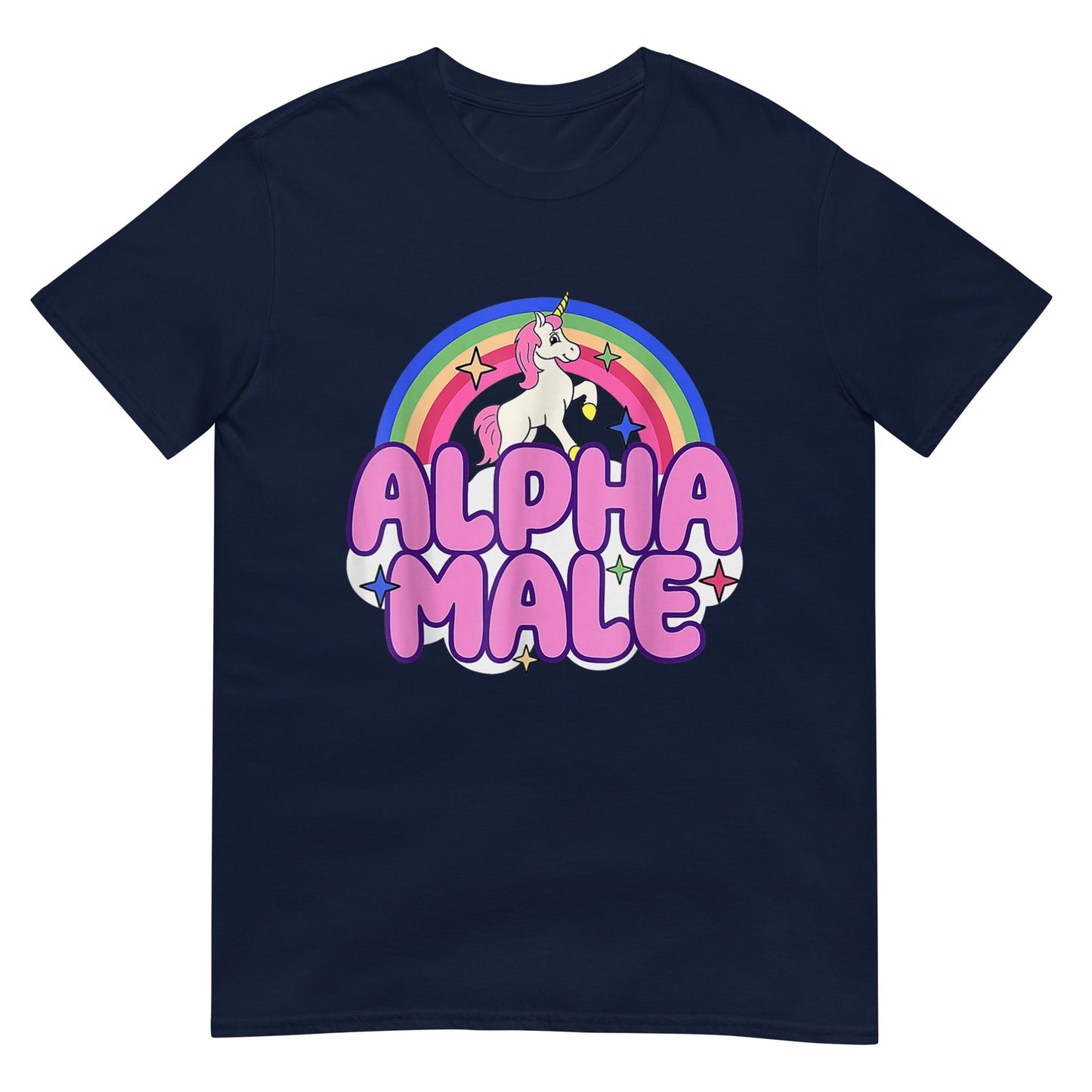 Ironic Alpha Male Unicorn Rainbow Shirt
