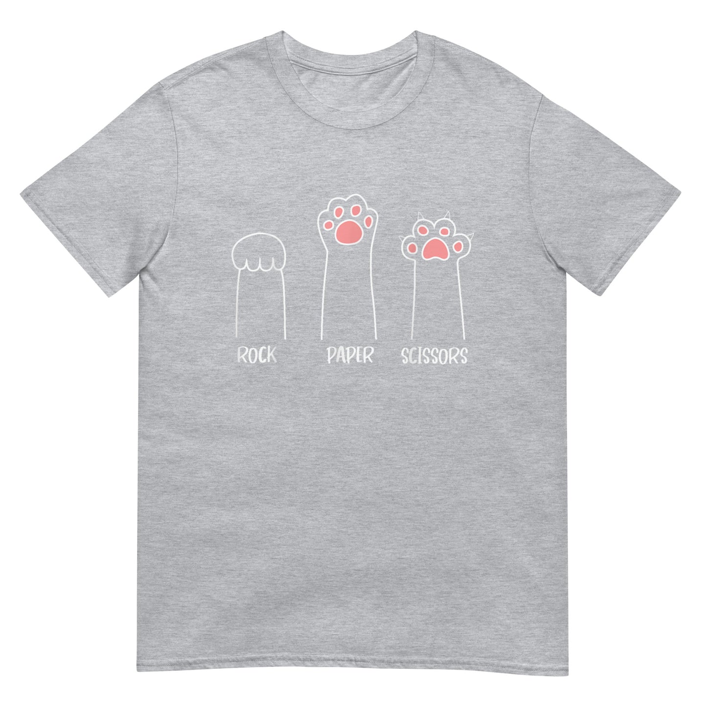 Rock Paper Scissors Hand Game Cute Paw Shirt