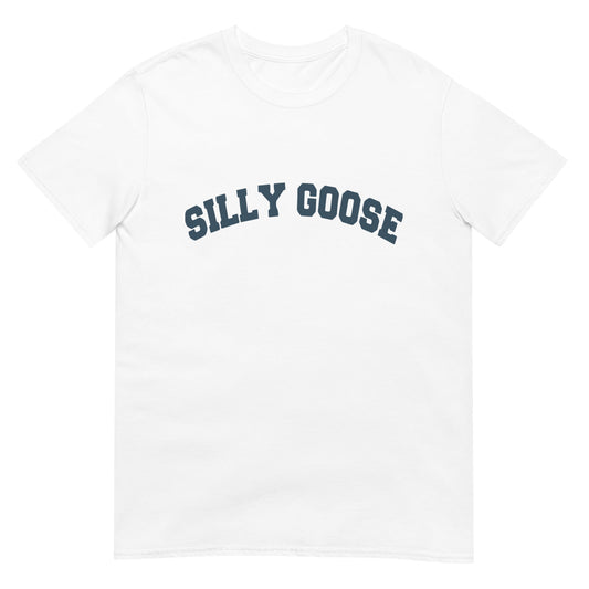 Silly Goose Varsity Style Funny Meme Unisex T-Shirt