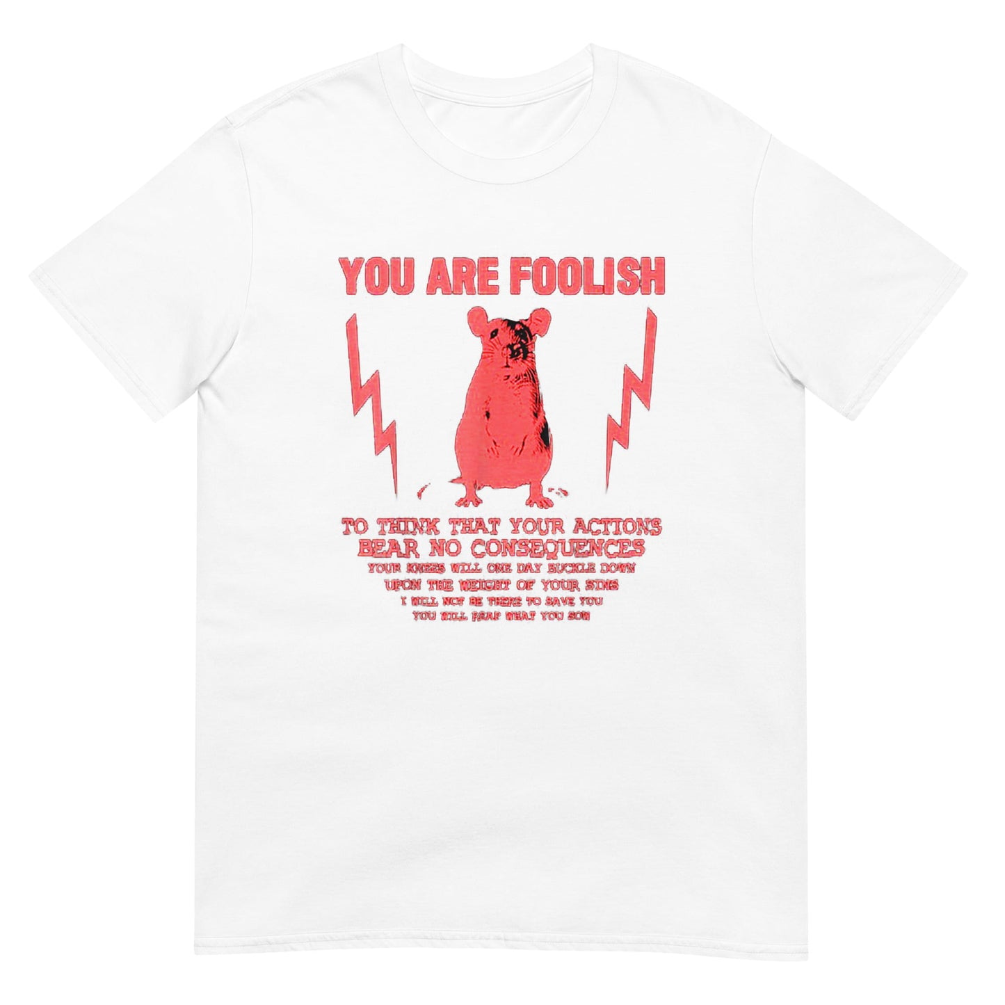 You Are Foolish Rat T-Shirt