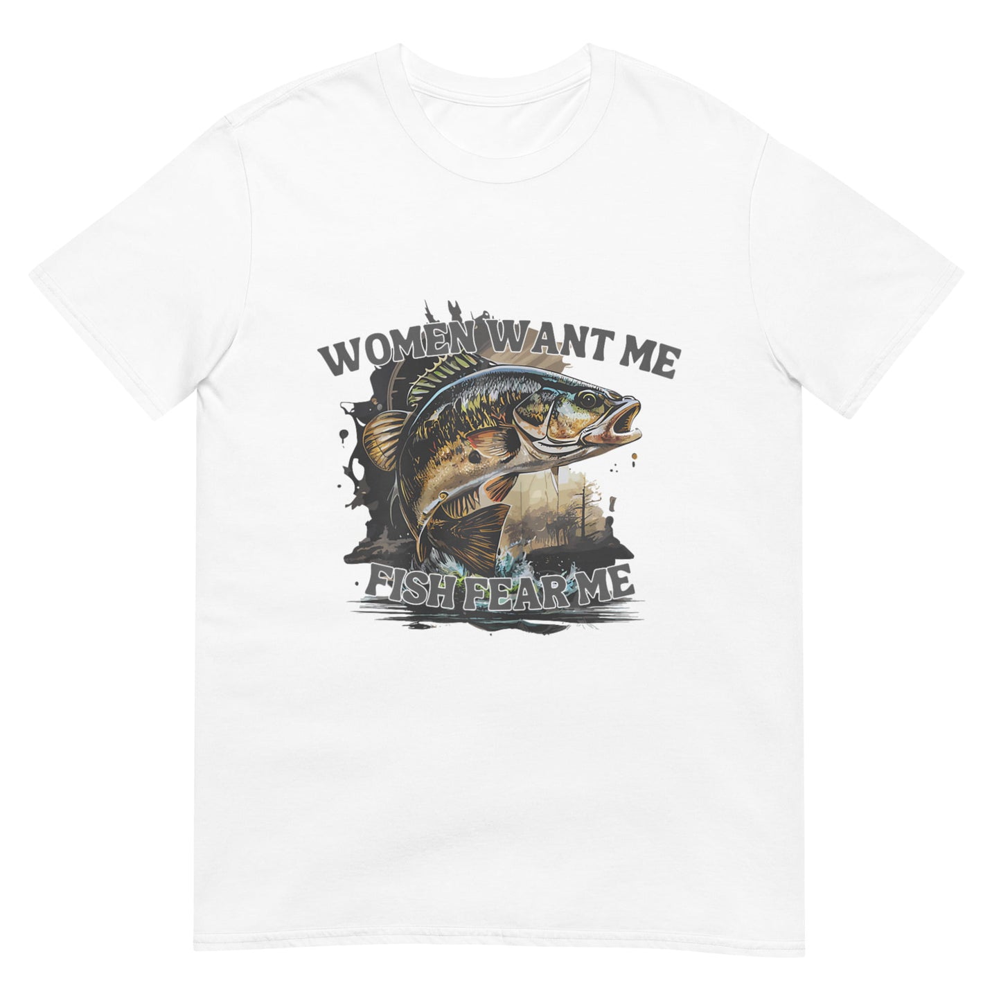 Women Want Me Fish Fear Me Vintage Shirt