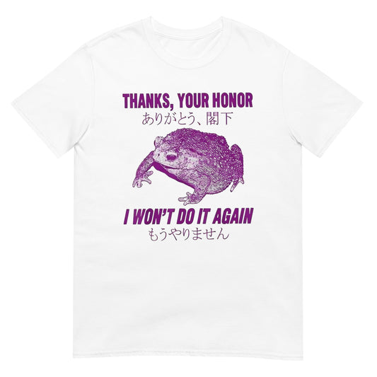 I won't do it again Shirt