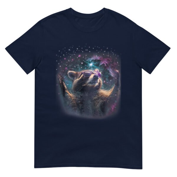 Alpha Raccoon In Space Vintage 90s Style Shirt - Image 2