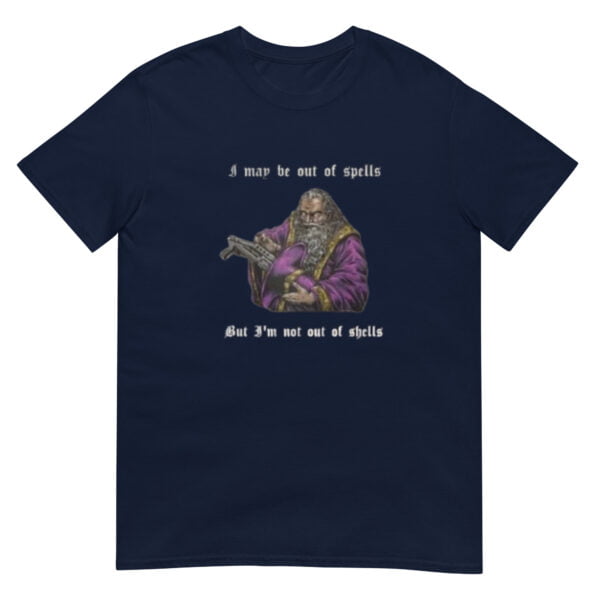 Out of spells Wizard  Shirt - Image 2