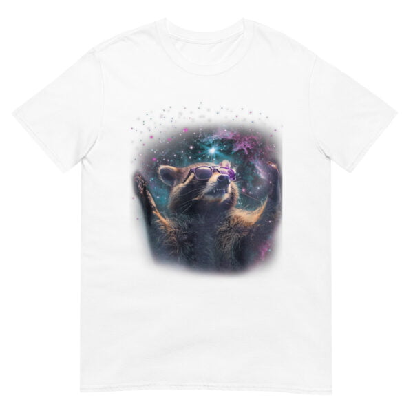 Alpha Raccoon In Space Vintage 90s Style Shirt - Image 3