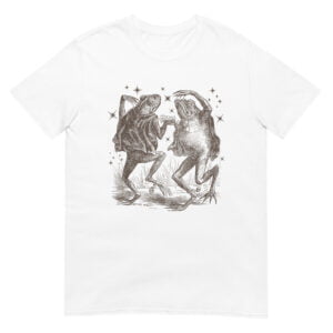Dancing Frog Stars Vintage 90s Tattoo Style Shirt