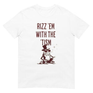 Rizz Em with The Tism (Unisex) Heavy Cotton Tee Frog Shirt