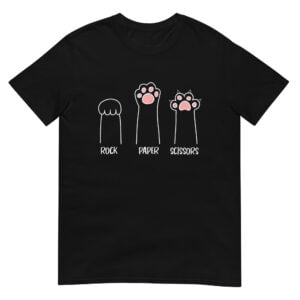 Rock Paper Scissors Hand Game Cute Paw Shirt