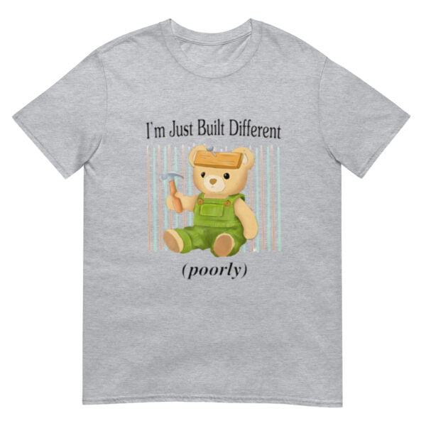 i'm just built different shirt - Image 2